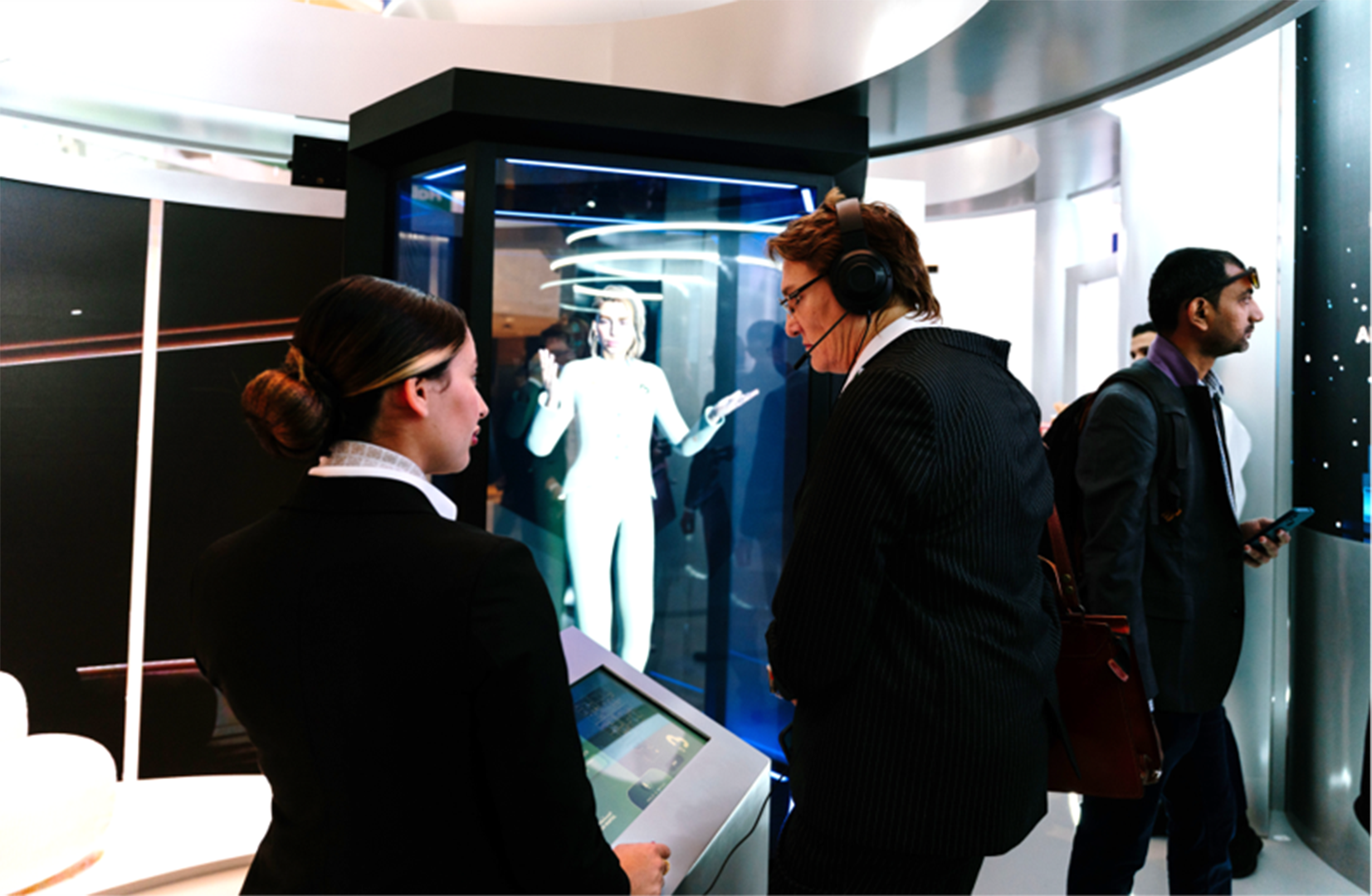 Holographic AI Image