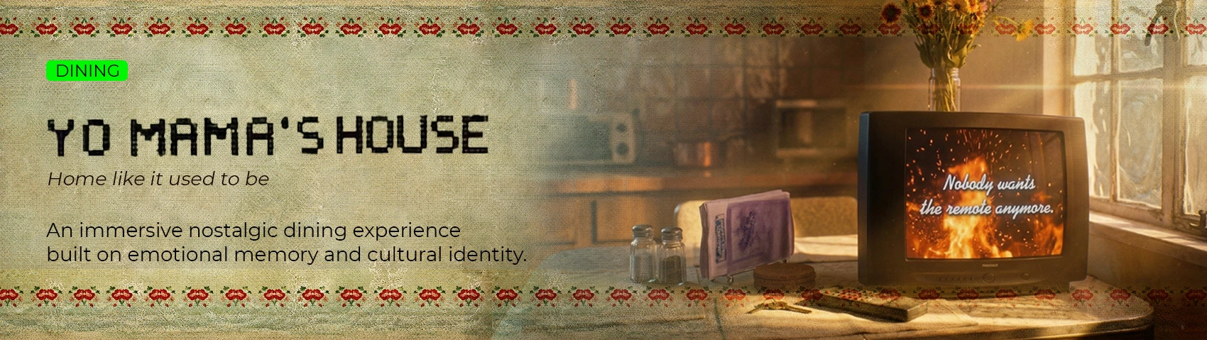 YoMama's House - a walk-in immersive dining theatre